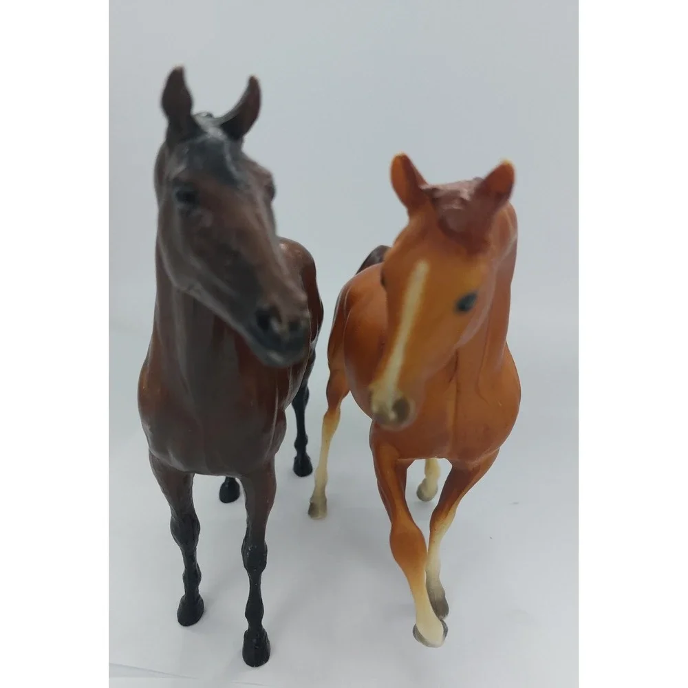 Vtg 2 Breyer Classic 3040DU Black Beauty 